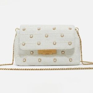Ted Baker Libbie Tweed & Pearl Crossbody